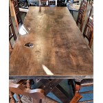 Refectory Table Irish Elm wood